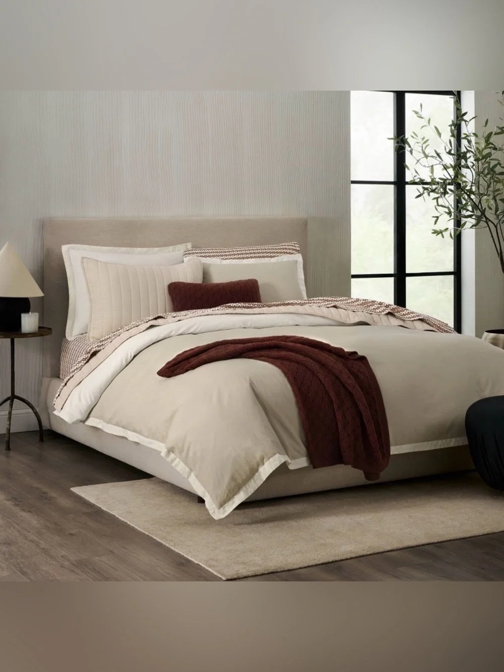 New Jeremiah Brent Home Pointelle Throw Blanket Chocolate Raisin 50x60”
